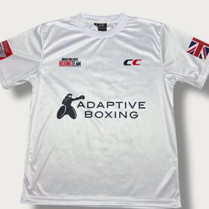 Navy satin with silver glitter and silver glitter logos